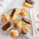 Eclairs and Cream Puffs Set