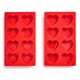 Silicone Heart Pan Set