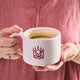 Handmade Stoneware Crown Mug